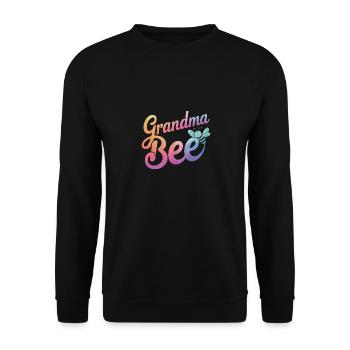 Honigbiene Imker Bienen Biene - Unisex Pullover - Schwarz - Vorne - Alina (178cm) & Michal (187cm)