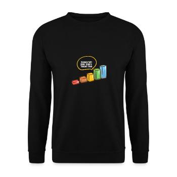 Sorry We Just Can't Trust You - Unisex Pullover - Schwarz - Vorne - Alina (178cm) & Michal (187cm)