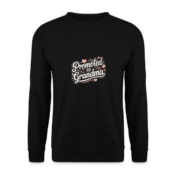 Grandma Grandmother Mother's Day Family - Unisex Sweatshirt - black - Front - Alina (178cm) & Michal (187cm)