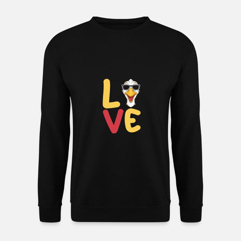 Gans - Unisex Pullover - Schwarz