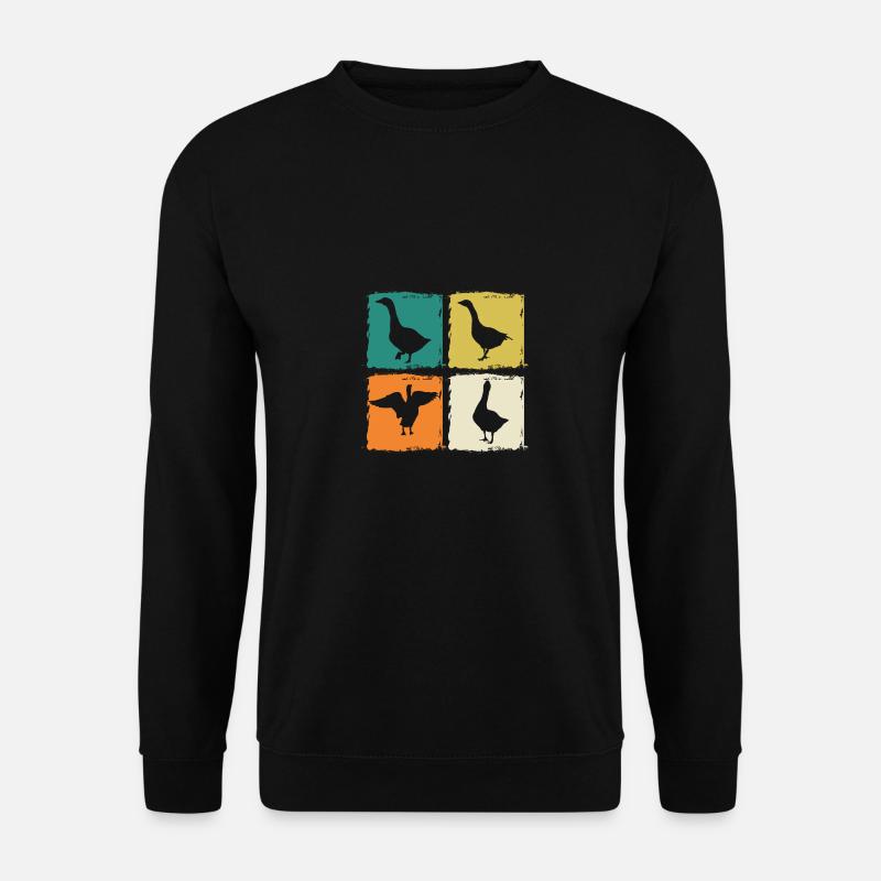 Gans - Unisex Pullover - Schwarz