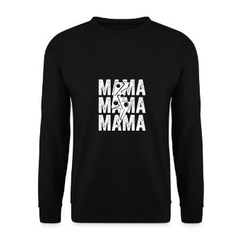 Joueur de hockey sur gazon maman maman hockey sur gazon - Sweat-shirt Unisexe - noir - Devant - Alina (178cm) & Michal (187cm)