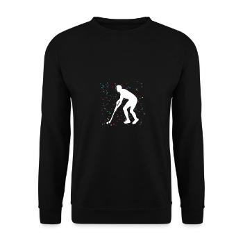 Joueurs de hockey sur gazon Hockey sur gazon - Sweat-shirt Unisexe - noir - Devant - Alina (178cm) & Michal (187cm)
