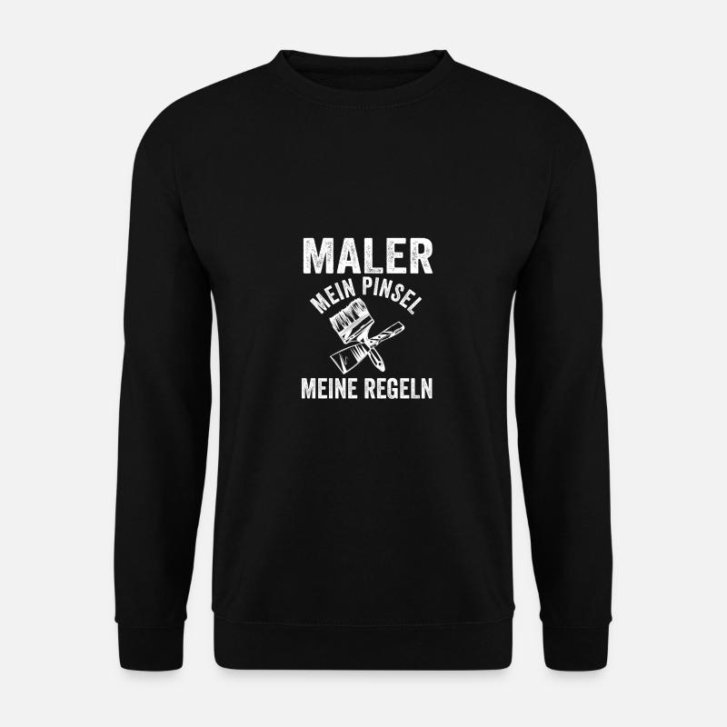 Maître Peintre Compagnon Peintre - Sweat-shirt Unisexe - noir
