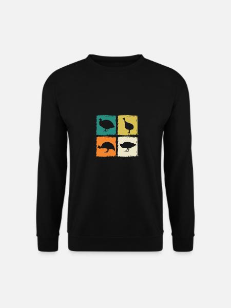 Poules Coq Pintade - Sweat-shirt Unisexe - noir