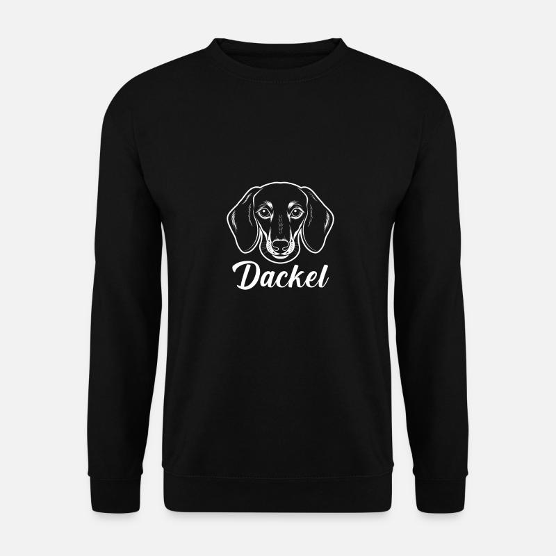 Dog Dachshund - Unisex Sweatshirt - black