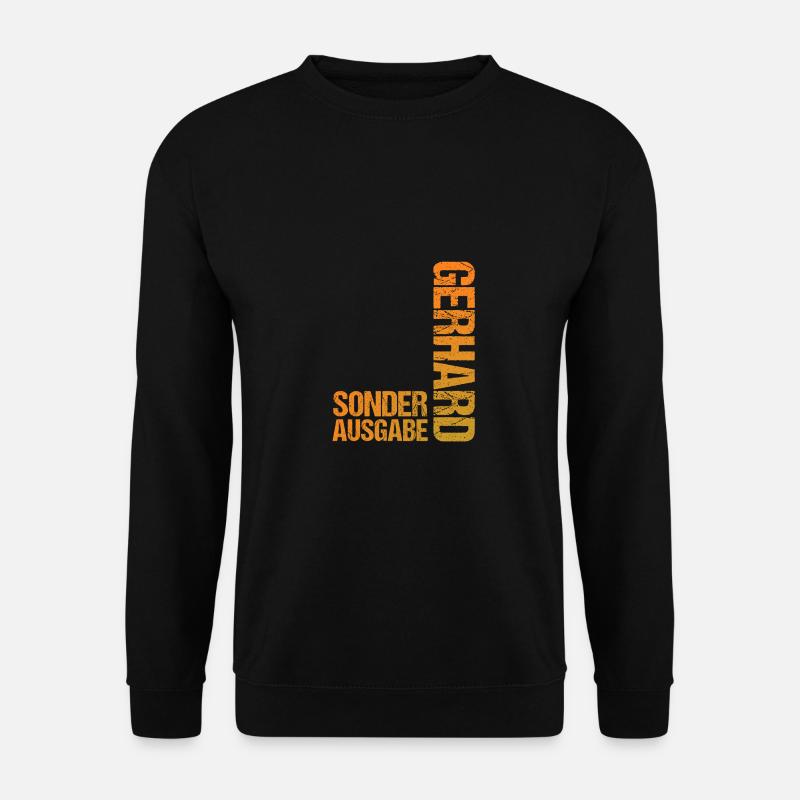 Gerhard - Unisex Pullover - Schwarz