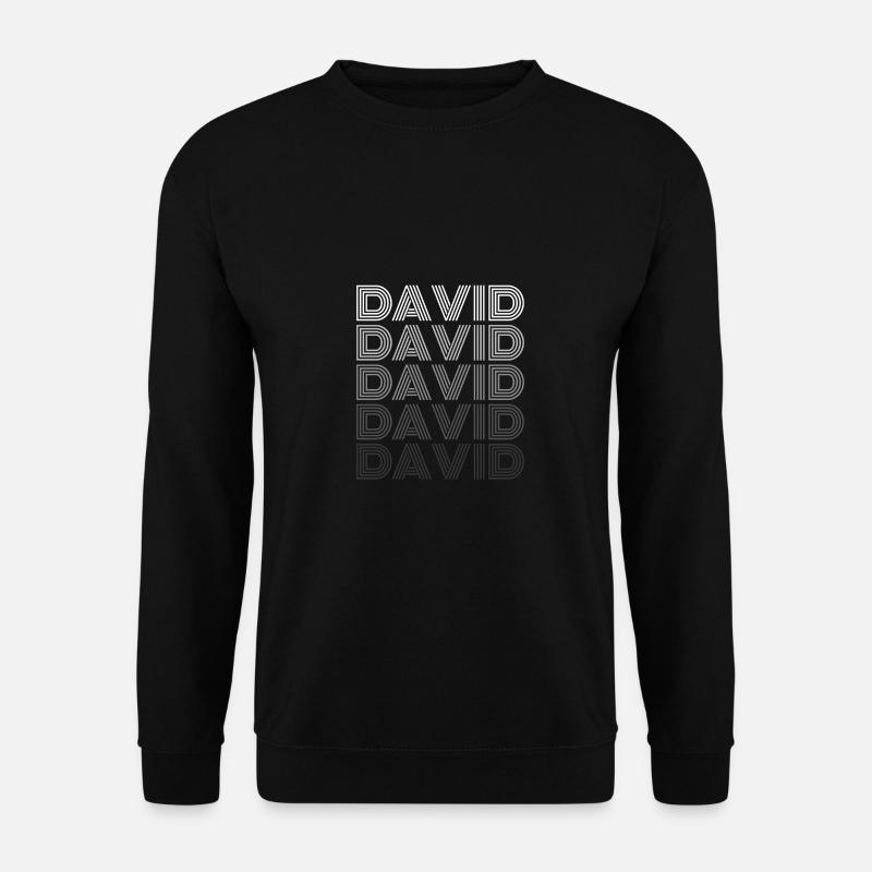 David - Unisex Pullover - Schwarz