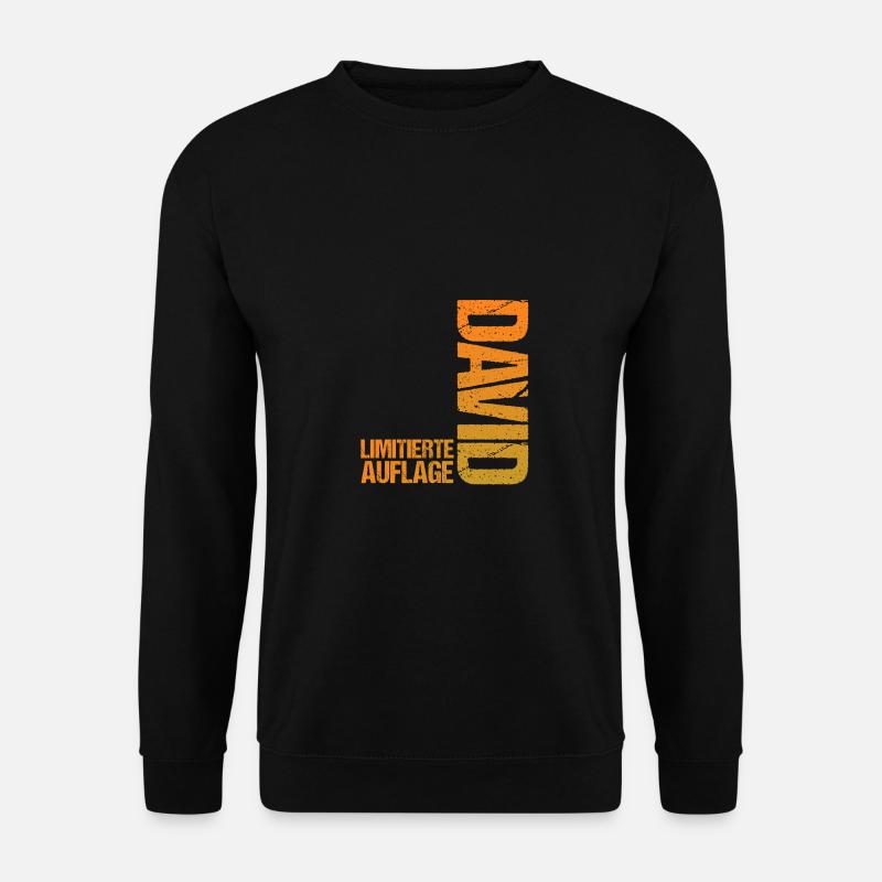 David - Unisex Sweatshirt - black