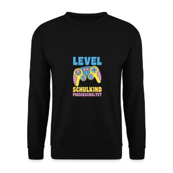 Garderie Sortant de l’école Inscription Écolier - Sweat-shirt Unisexe - noir - Devant - Alina (178cm) & Michal (187cm)