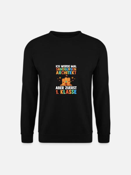 Architekt Erste Klasse Einschulung Schulkind - Unisex Pullover - Schwarz