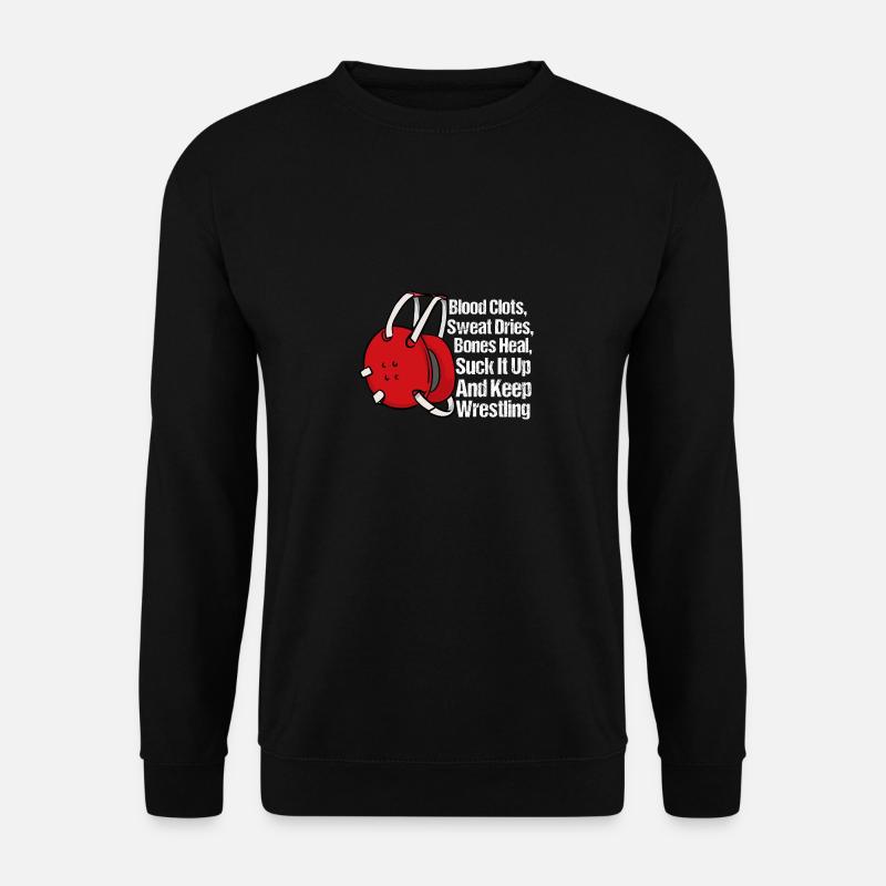 Keep Wrestling - Unisex Pullover - Schwarz