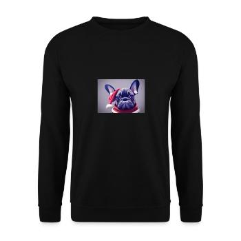 Noël 5 - Sweat-shirt Unisexe - noir - Devant - Alina (178cm) & Michal (187cm)
