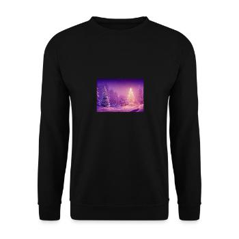 Noël 16 - Sweat-shirt Unisexe - noir - Devant - Alina (178cm) & Michal (187cm)