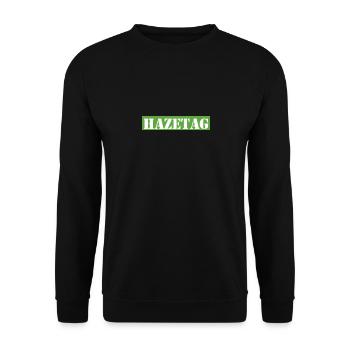 Hazetag - Unisex Pullover - Schwarz - Vorne - Alina (178cm) & Michal (187cm)