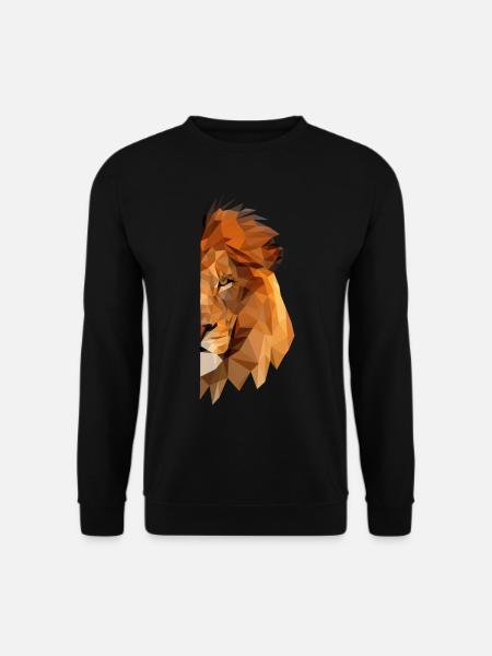 LION - MINIMALIST - Unisex Sweatshirt - black