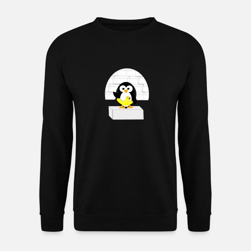 Pinguin - Unisex Pullover - Schwarz