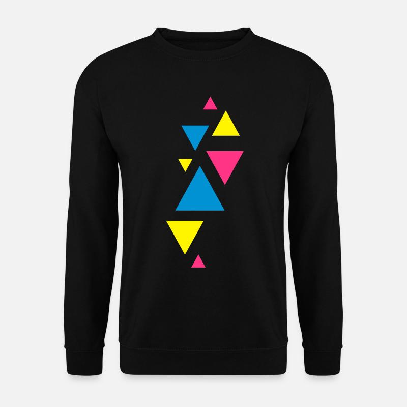 three eckedesign forms hipster - Unisex Sweatshirt - black
