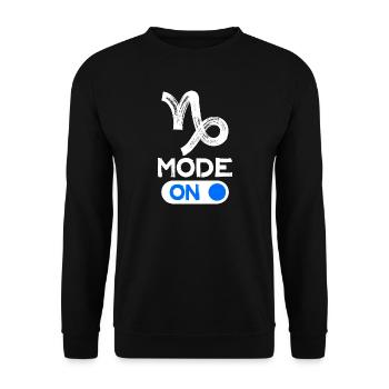 Astronomie Capricorne Déclaration Superstition Ciel - Sweat-shirt Unisexe - noir - Devant - Alina (178cm) & Michal (187cm)
