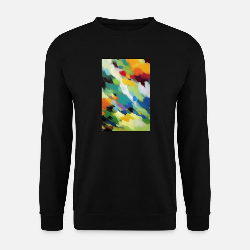 Muster und Formen - Unisex Pullover - Schwarz
