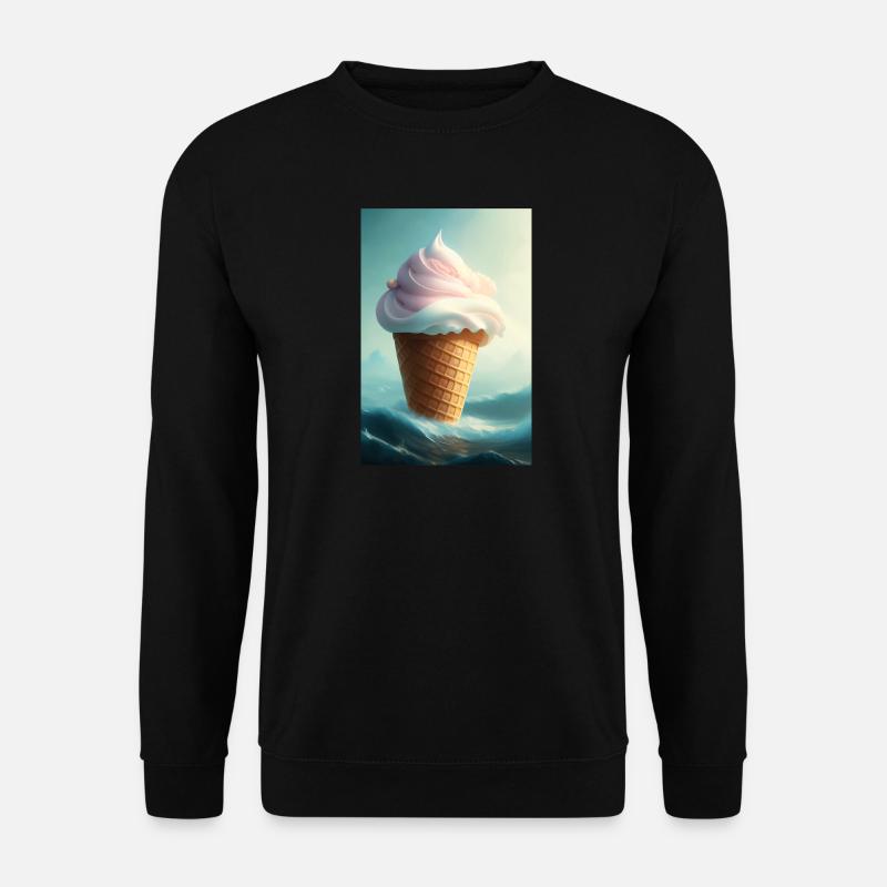 Eiscreme - Unisex Pullover - Schwarz
