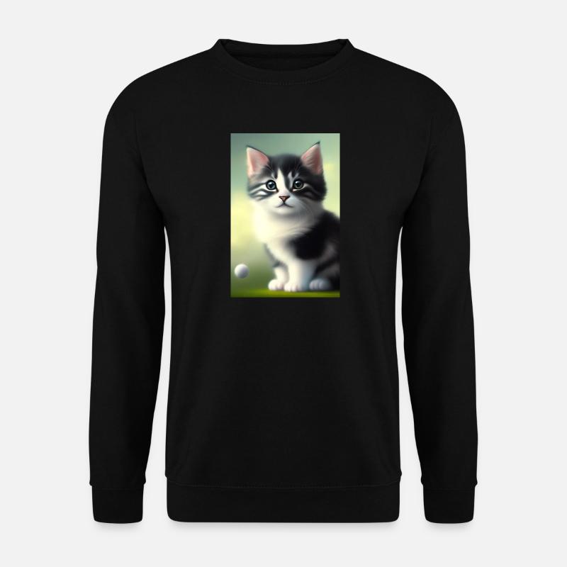 Baby Katze - Unisex Pullover - Schwarz