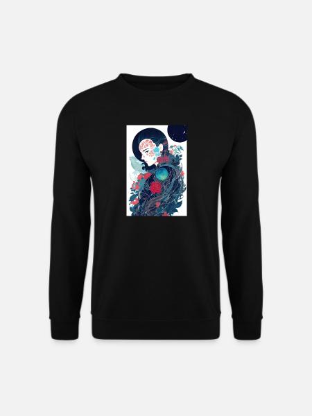 Geisha - Unisex Sweatshirt - black