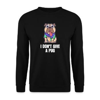 Puppy Statement Pets Favorite Pet Pet - Unisex Sweatshirt - black - Front - Alina (178cm) & Michal (187cm)