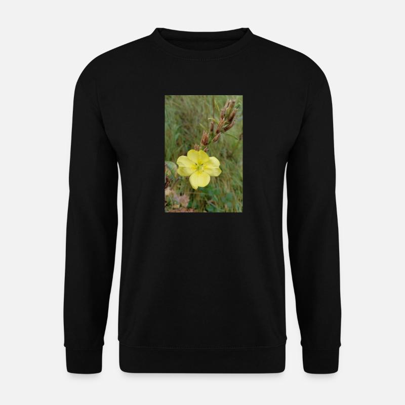 Good Morning Yellow Evening Primrose - Unisex Sweatshirt - black