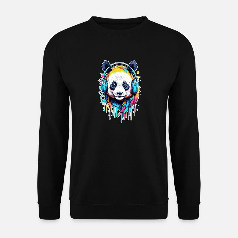 Panda - Unisex Sweatshirt - black