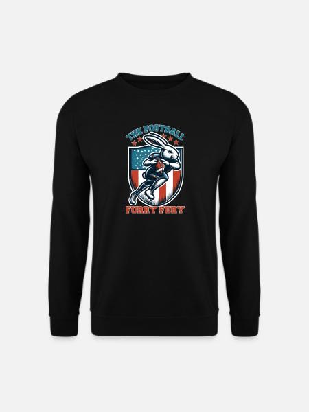 Hare Today, Gone Tomorrow: The Football Furry Fury - Unisex Sweatshirt - black