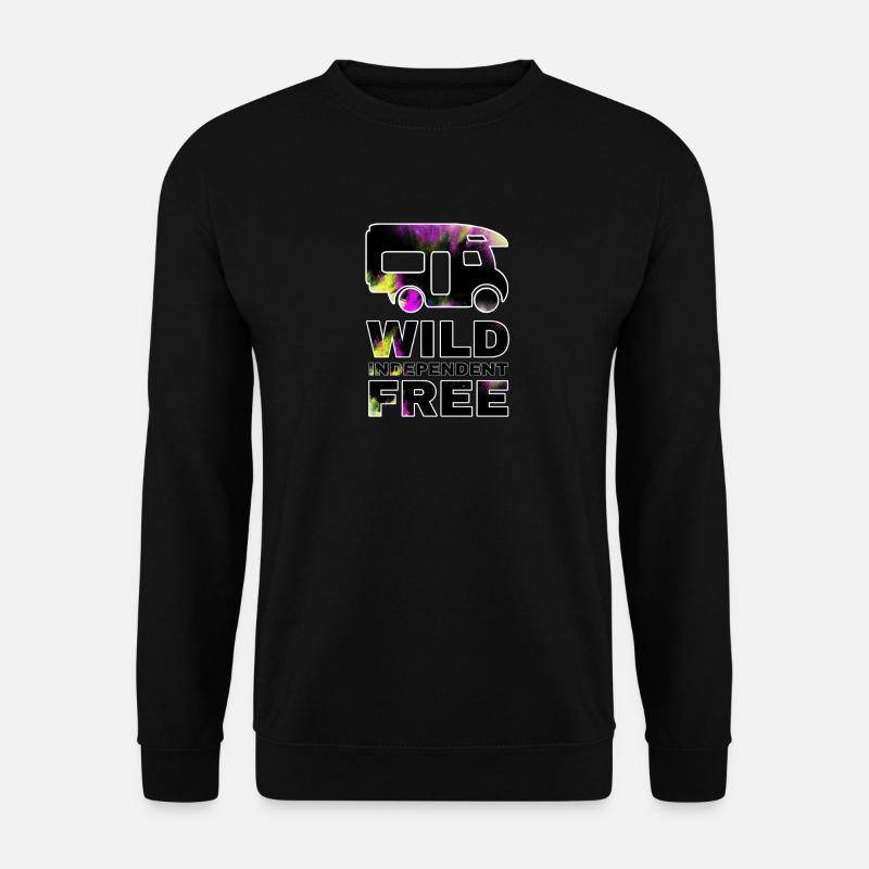 Liberté du campeur - Sweat-shirt Unisexe - noir