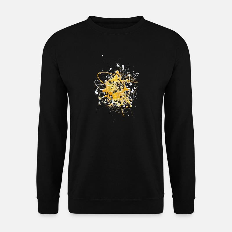 Yellowwhite.Splash - Unisex Sweatshirt - black