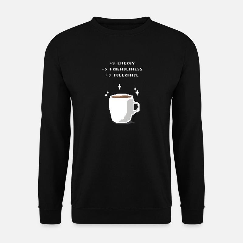 Coffee boost - Unisex Sweatshirt - black