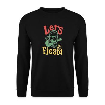 Cinco de Mayo Fiesta mexikanische Party - Unisex Pullover - Schwarz - Vorne - Alina (178cm) & Michal (187cm)