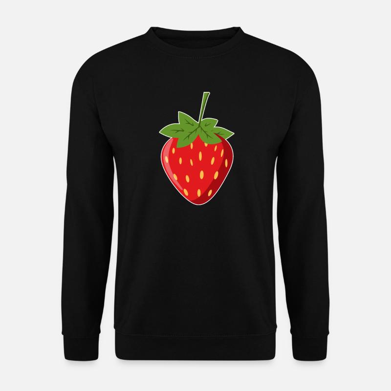 Strawberry - Unisex Sweatshirt - black