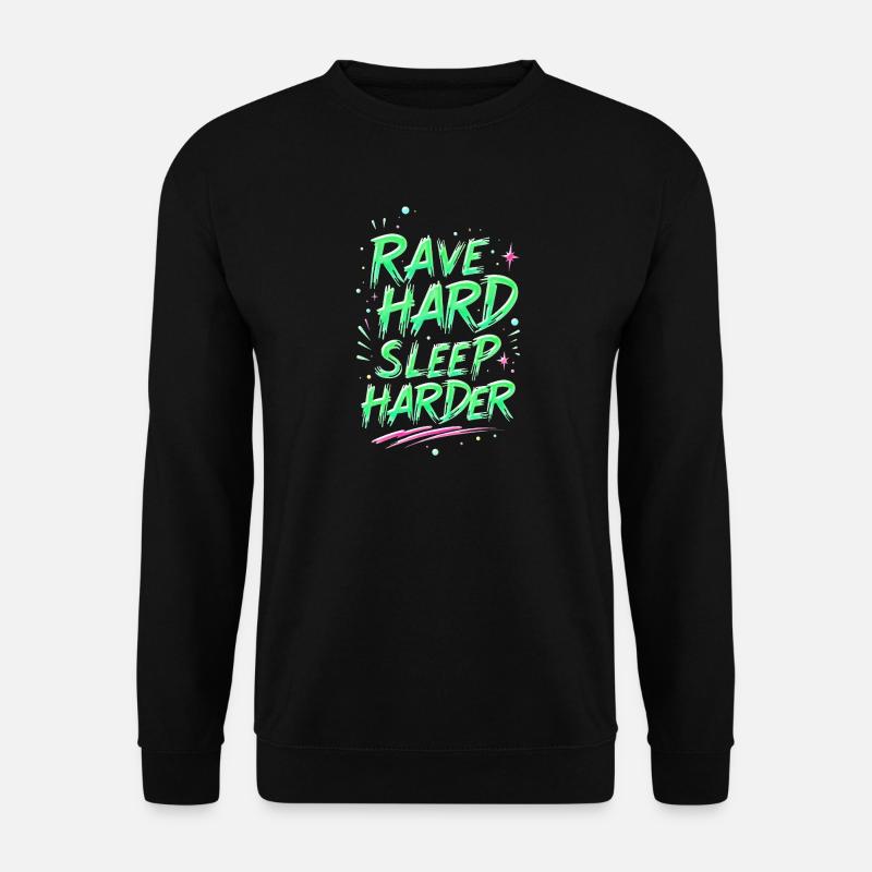 Motivational Lighting Rave Neon - Unisex Sweatshirt - black