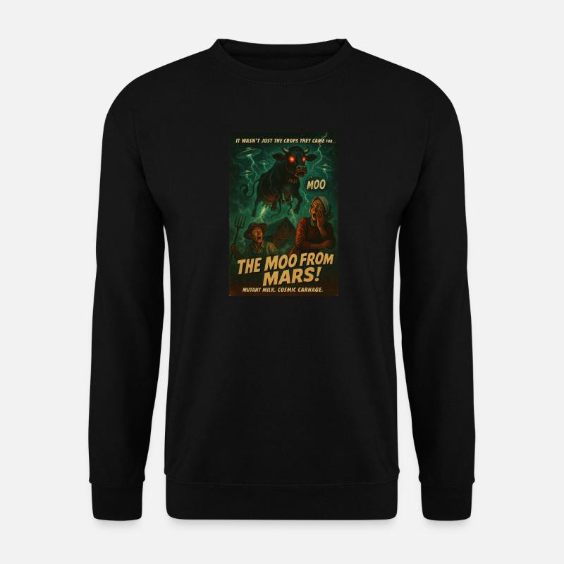 The Moo from Mars - Unisex Sweatshirt - black