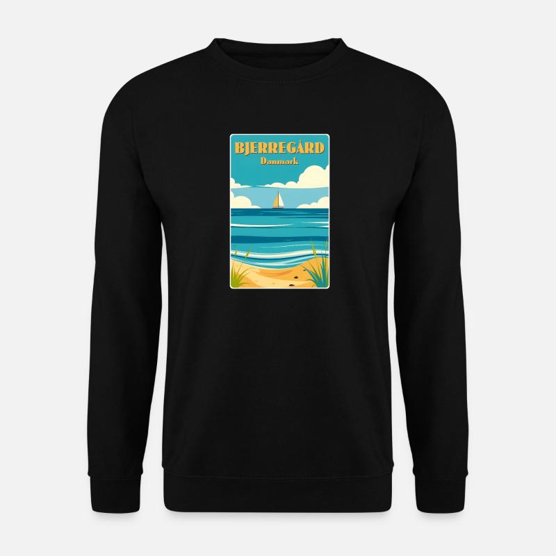Bjerregard Dänemark - Unisex Pullover - Schwarz