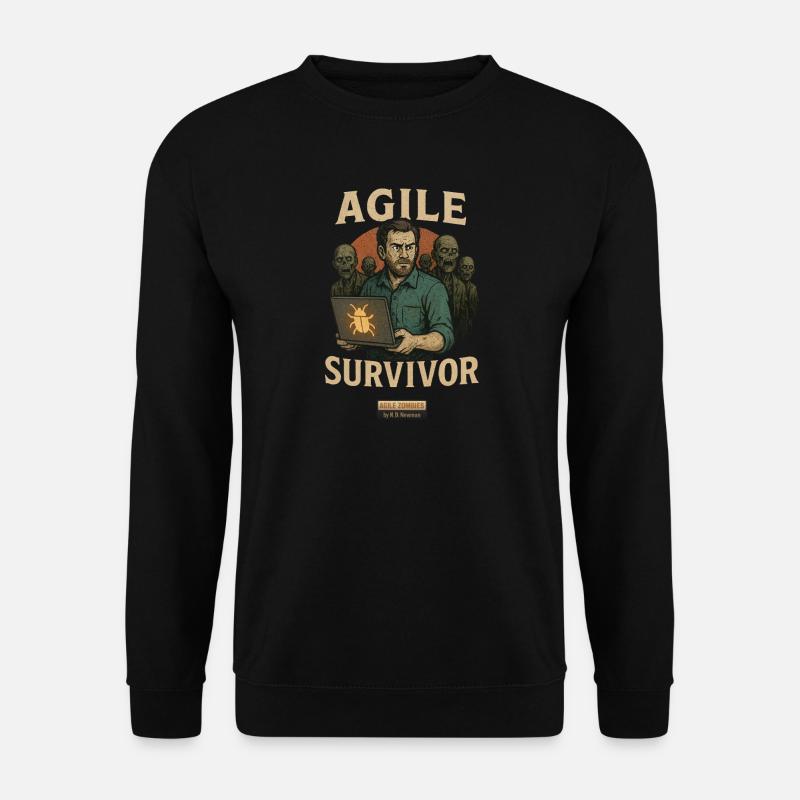 Agile Survivor - Unisex Pullover - Schwarz