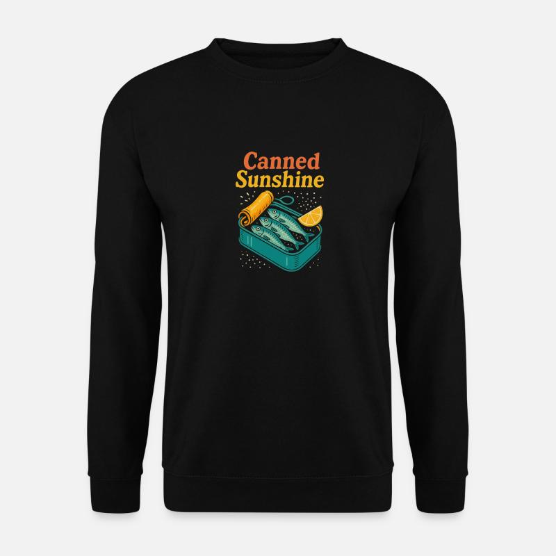 Canned Sunshine – Sardine Pop‑Art Tee - Unisex Pullover - Schwarz