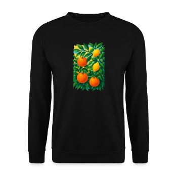 Rêve de Citrus Grove - Sweat-shirt Unisexe - noir - Devant - Alina (178cm) & Michal (187cm)