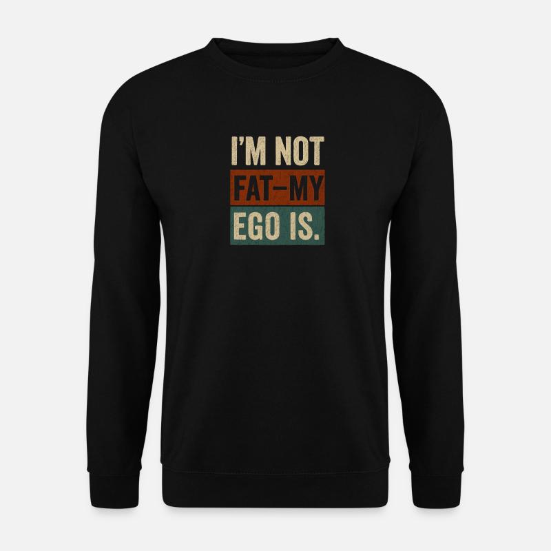 Expressive Bold Statement T-Shirt Design  - Unisex Sweatshirt - black