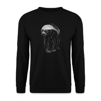 Ratel - Sweat-shirt Unisexe - noir - Devant - Alina (178cm) & Michal (187cm)