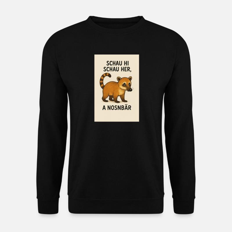 Nosnbär - Unisex Pullover - Schwarz