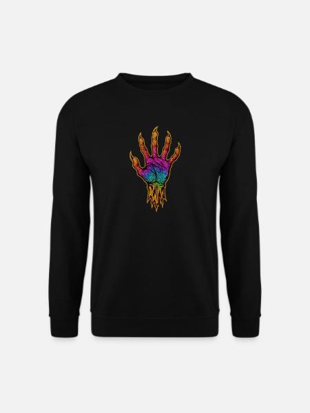 Golden Rainbow Claw | Claw makes cracks - Unisex Sweatshirt - black