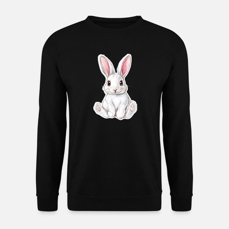Hase - Unisex Pullover - Schwarz