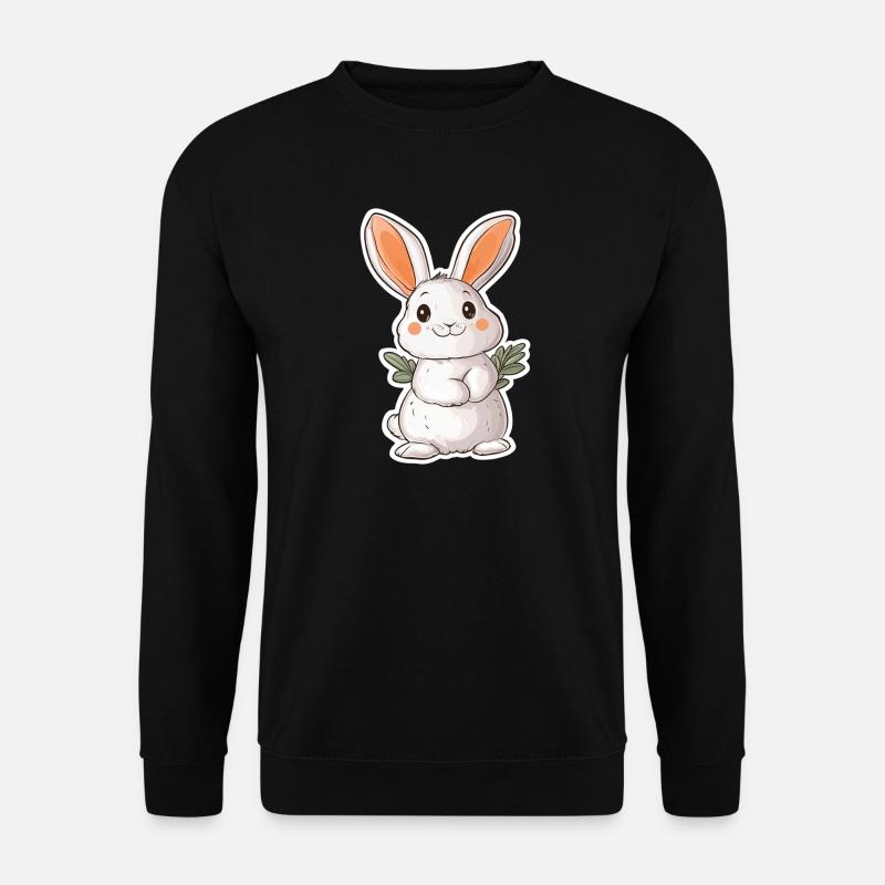 Hase - Unisex Pullover - Schwarz