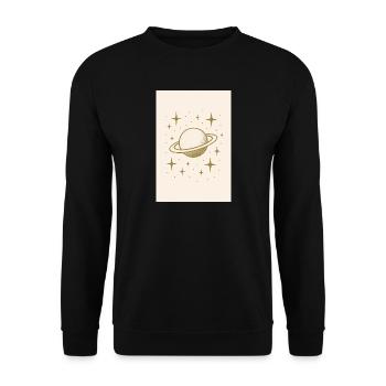 Étoile - Sweat-shirt Unisexe - noir - Devant - Alina (178cm) & Michal (187cm)