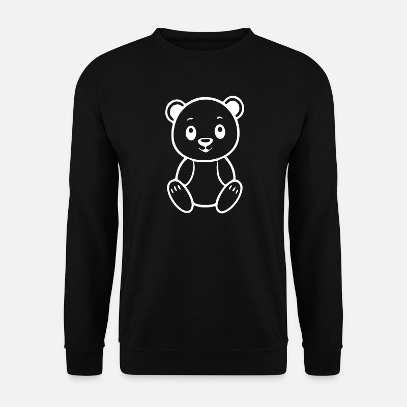 Bär Bärchen T-shirt Geschenk - Unisex Pullover - Schwarz